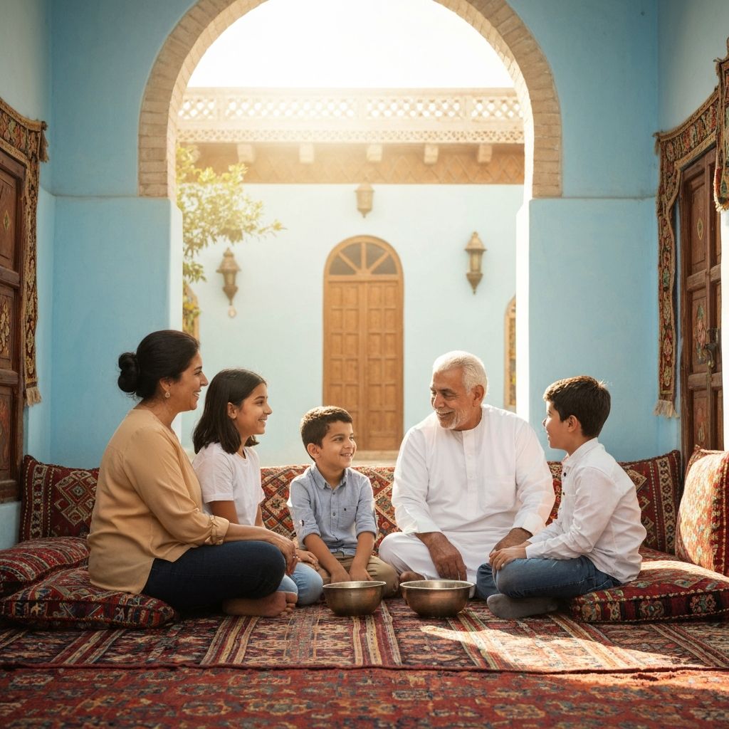 الأجداد مع الأحفاد